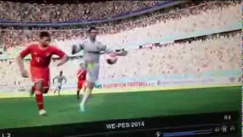 PES 2014 leaked demo video one