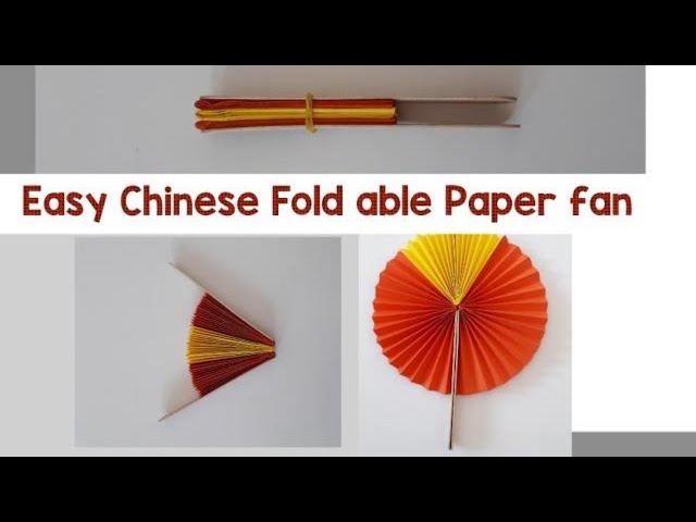 Easy DIY Chinese Hand Fan Craft for Kids • Chalk Academy