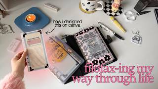 a deep dive into filofax rings + how to make your own inserts (on canva) ★
