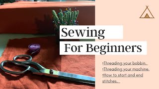 How to Sew for Beginners // Sewing Machine Basics // An Easy Tutorial!