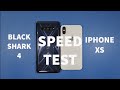 Xiaomi Black Shark 4 vs Iphone XS Speed Test