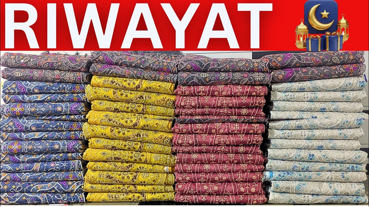 Riwayat Premium Lawn Eid luxury Collection 2026 With Heavy Boring Damn Cutwork ka sath 