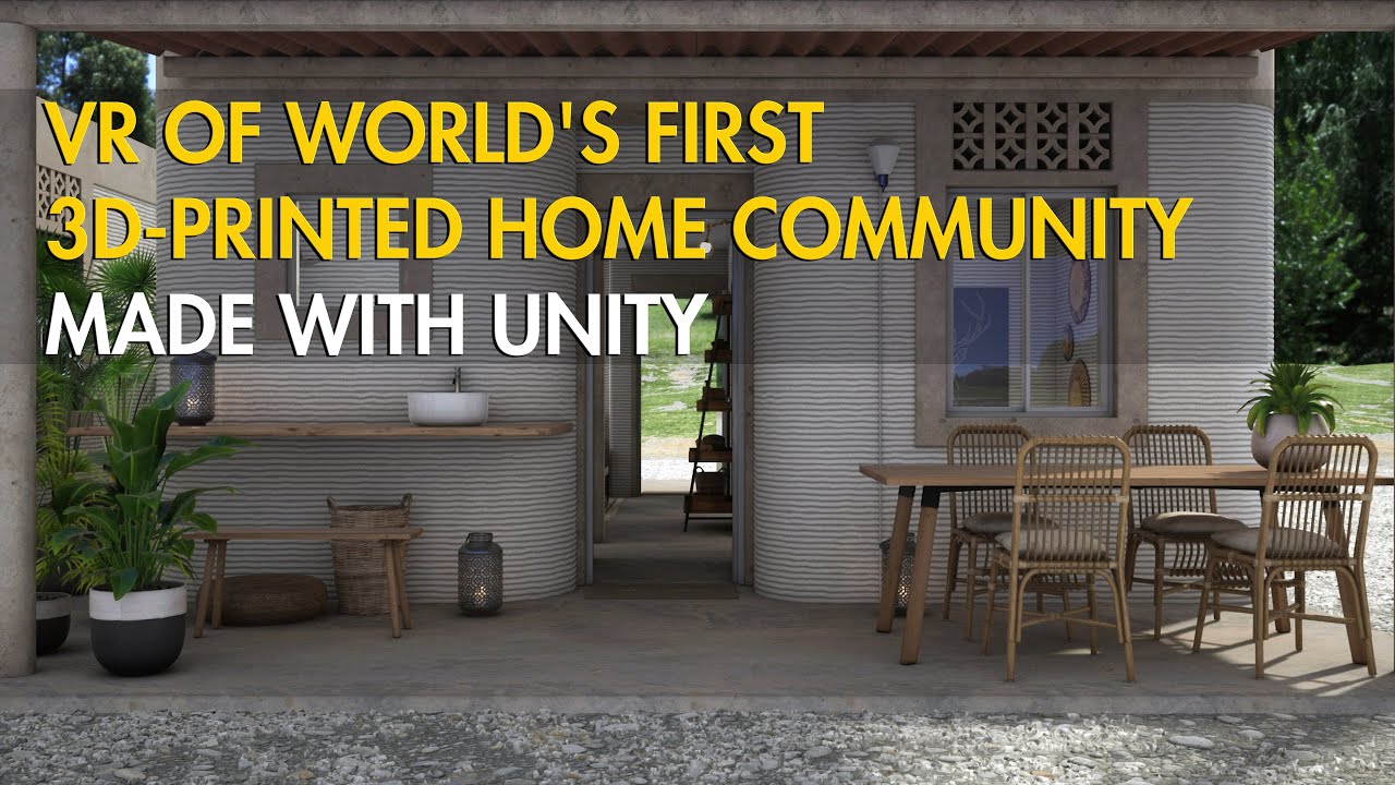 Virtual Reality in 3D Printed Home Project - New Story Charity