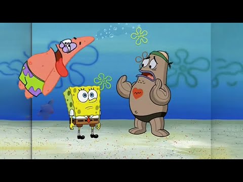 SpongeBob - Patrick Getting Beaten Up By An Invisible Person 2