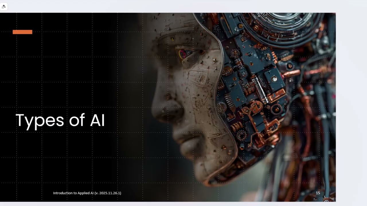 Lecture 1: Introduction to Applied AI