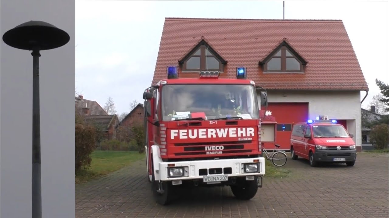 Sirenenalarm + Ankommende FFler - Ausrücken TLF16/25 und MZF Freiwillige Feuerwehr Kemberg OF Radis