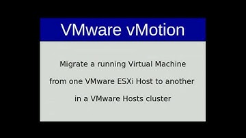 VMware vMotion - How to migrate virtual machine