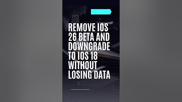 Remove iOS 26 Beta and Downgrade to iOS 18 Without Losing Data – Easy 2025 Method 📲✅😁