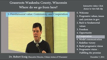 Where do we go from here: Progressive values and the American promise