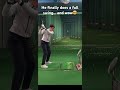 Wait for the full swing #golf #draw #slice #slowmotion