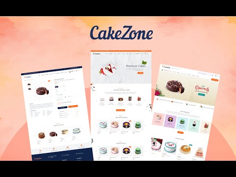 Cake Zone Project Showcase | UI UX Project showcase
