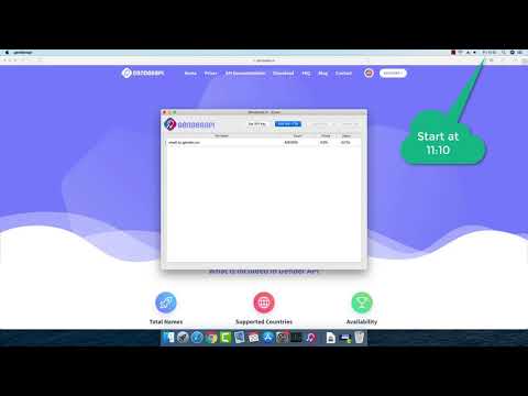 GenderAPI.io excel application find gender from name, email, instagram, twitter, facebook