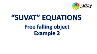 SUVAT Example 2