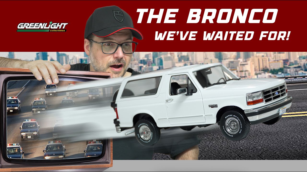 Reviewing Greenlight's 1/18 Iconic Bronco That Made TV History