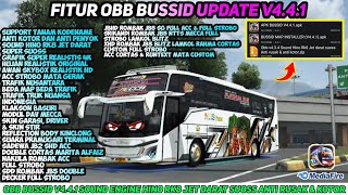 New Update Bussid V4.4.1 2025 Obb Bussid Sound Engine Hino Rk8 Jet Darat Suoss Anti Rusak & Kotor