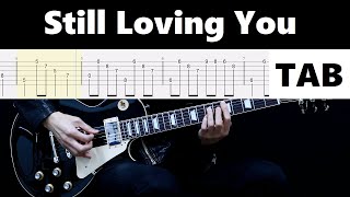 Scorpions - Still Loving You (guitar cover with tab)