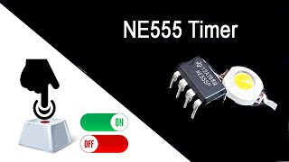 Tap on off switch button NE 555 Timer screenshot 1