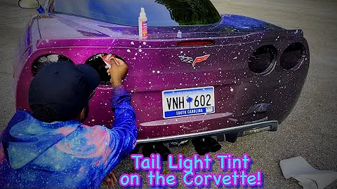 Tinting the tail lights on my Corvette! (Rvinyl install)