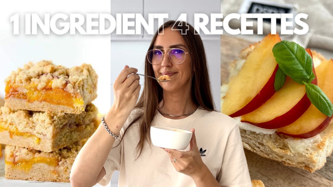 COMMENT CUISINER LA NECTARINE ? recettes gourmandes simples & rapides