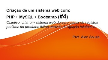 Criando um sistema web do zero com PHP + MySQL + Bootstrap (#4)