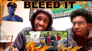 Blueface - Bleed It (Dir. by @_ColeBennett_)- REACTION