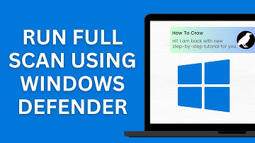 How to Run Full Scan using Windows Defender