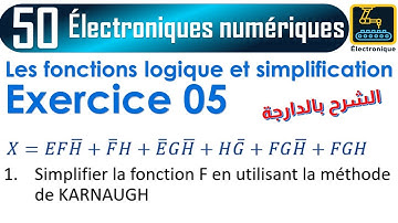 050 Les fonctions logiques et simplification exercice 05