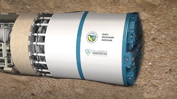 Tunnel Construction Sequence Animation