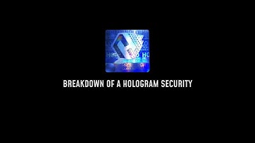 Hologram Security Sticker Features