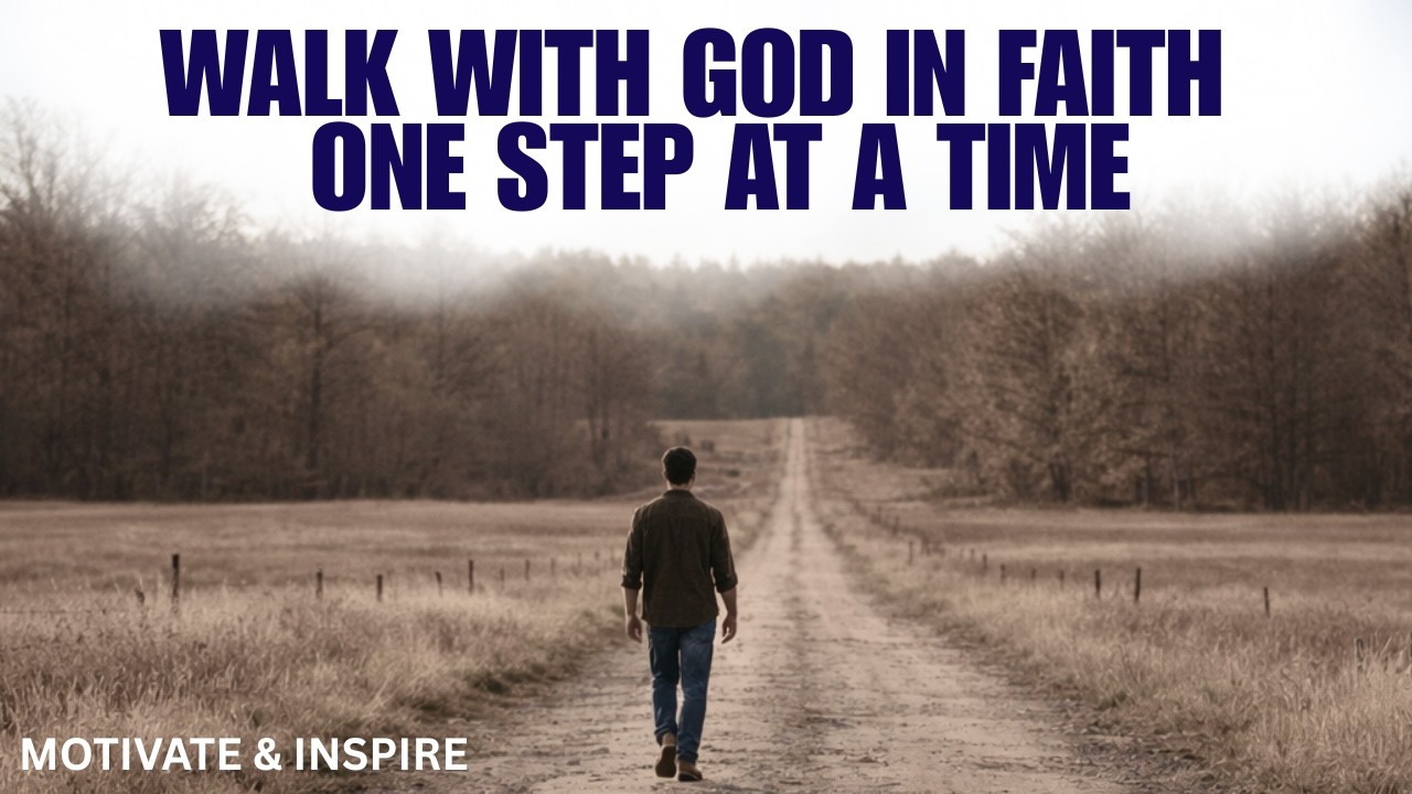 WALK WITH GOD IN FAITH ONE STEP AT A TIME | CHRISTIAN MOTIVATION - YouTube