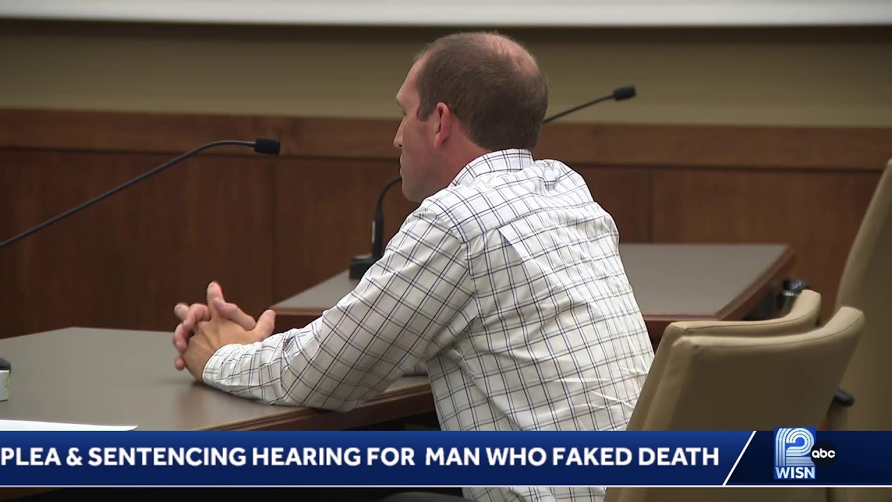 Ryan Borgwardt appears in court for a plea and sentencing hearing.