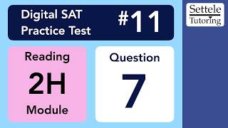 Celebrity Digital SAT 11, Reading Module 2H, Question 7 Wealth