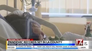 COVID-19 pandemic records set in Los Angeles County
