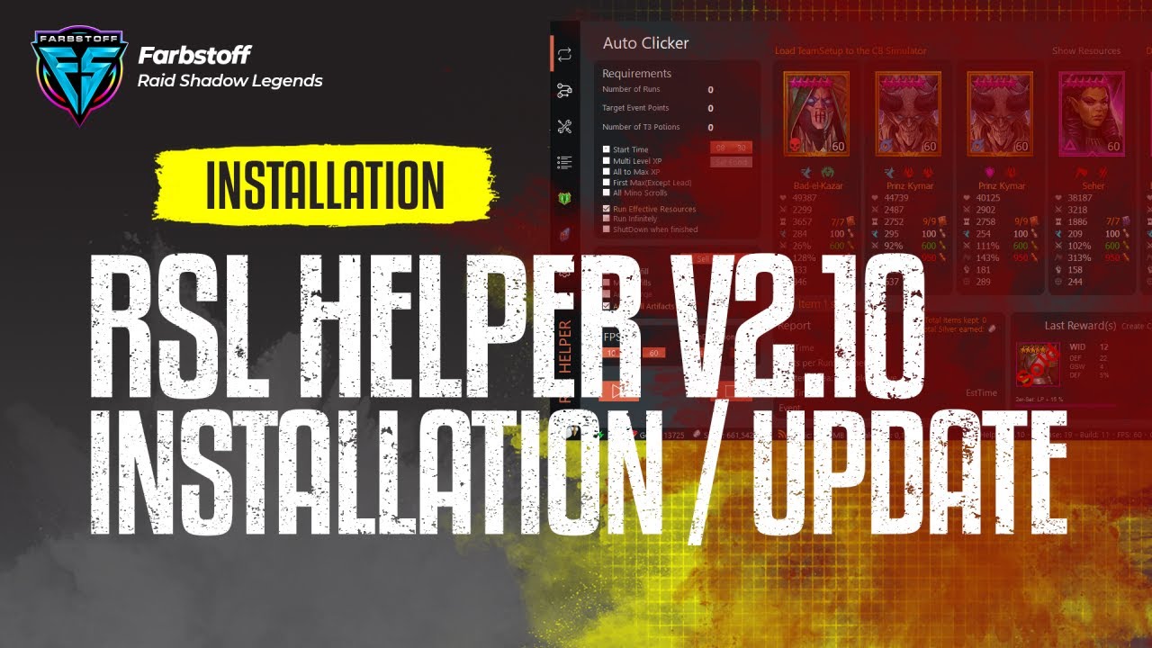 Raid shadow legends rsl helper v2 10 installation update guide