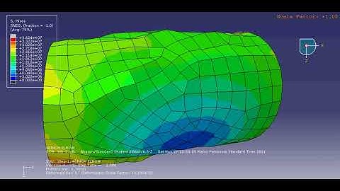 FINITE ELEMENT ANALYSIS. ABAQUS. 48" FITTING.