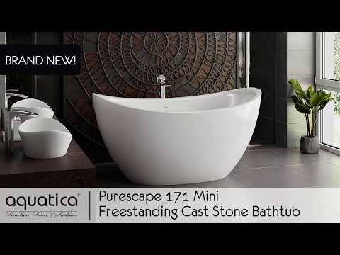 purescape-171-mini-freestanding-cast-stone-bathtub-infomercial-2017