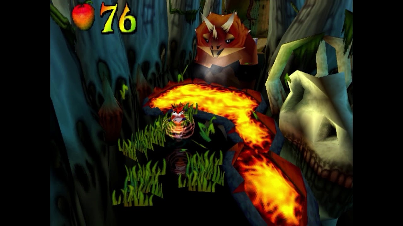 Crash Bandicoot 3 100 Bone Yard Clear Gem (Gem Path) YouTube