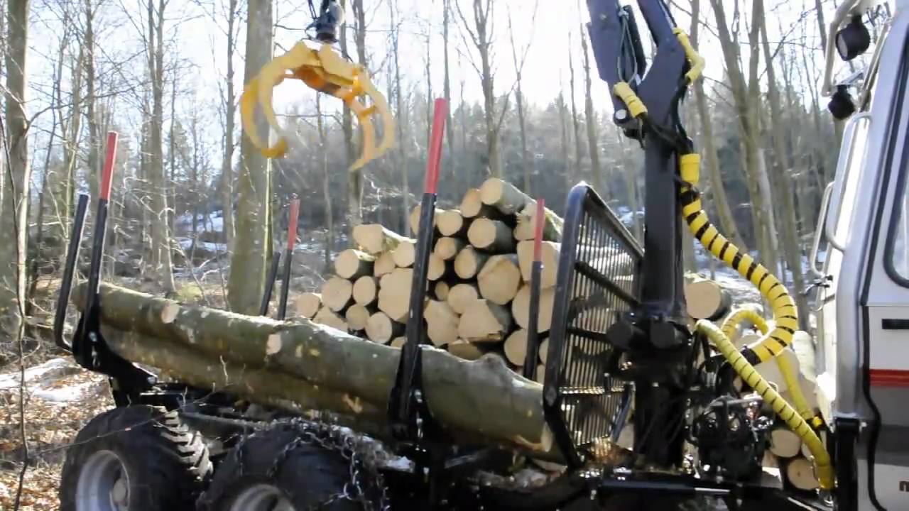 Miniskotare Malwa 460 - gallring i bokskog