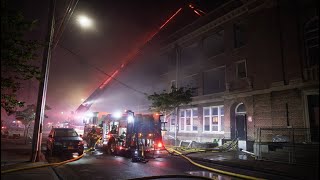 Fire Breaks Out At Former New Jersey Avenue School In Atlantic City Nj 