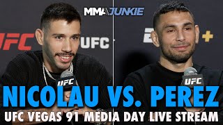 UFC on ESPN 55: Nicolau vs. Perez Media Day Live Stream | Wed. 2:45 p.m. ET