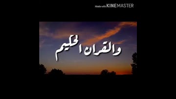 تلاوة القرآن الكريم((فيديو قصير )) سوره ياسين