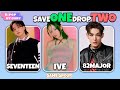 Save one drop two same group  kpop game