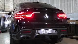 За выхлопом из Грозного в Москву. Лютый выхлоп на Mercedes GLE63 Coupe