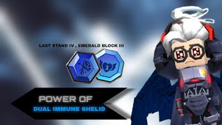 Power Of Dual Immune Shelid Blockman Go