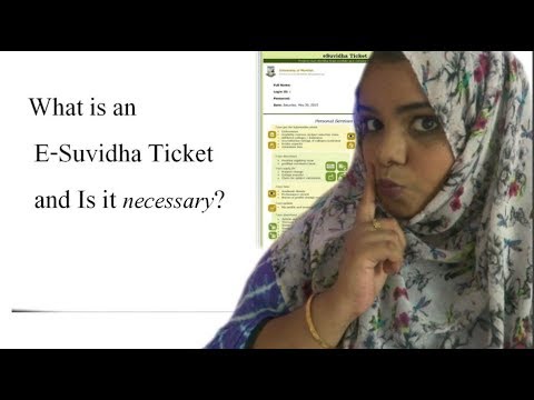 What is an E Suvidha Ticket and Why Is it Necessary? Mumbai University Admissions 2018-19