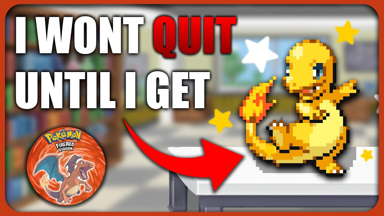 NOT STOPPING Until I get Shiny Charmander in Pokémon FireRed!