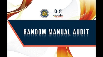 2022 National and Local Elections: Random Manual Audit
