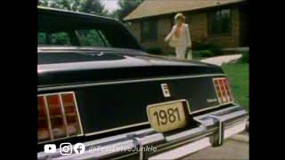 1981 Oldsmobile Cutlass Sedan Manufacturer Laserdisc Promotional Video