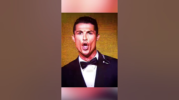 O dia que Ronaldo mandou um Siuuu na cerimônia ☠️