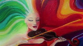 &quot;COLOR OF MUSIC&quot; - Wow! Amazing Colors Revealed! A Time Lapse Painting